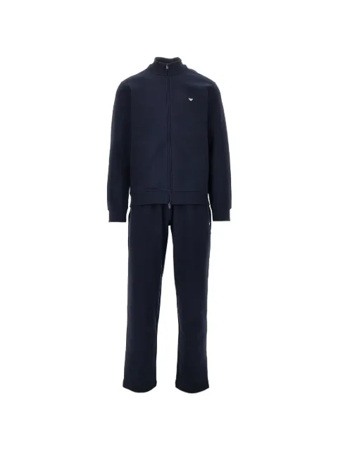 Ea7 Emporio Armani logo-patch tracksuit