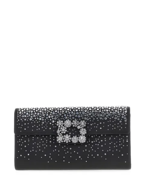 Roger Vivier Efflorescence crystal-embellished clutch bag