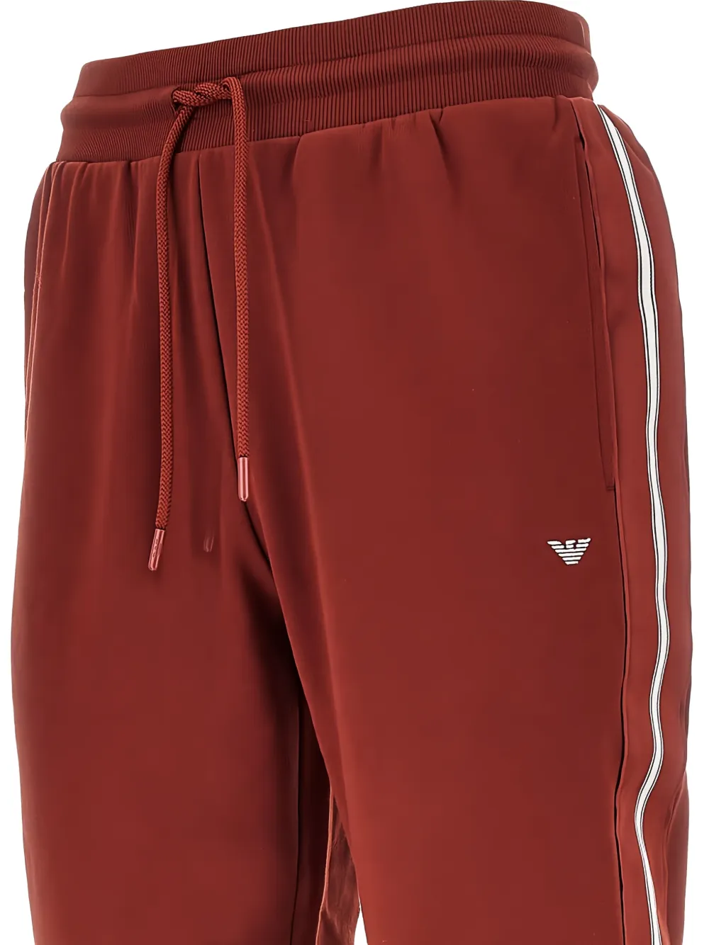 Ea7 Emporio Armani Trainingsbroek met zijstreep Rood
