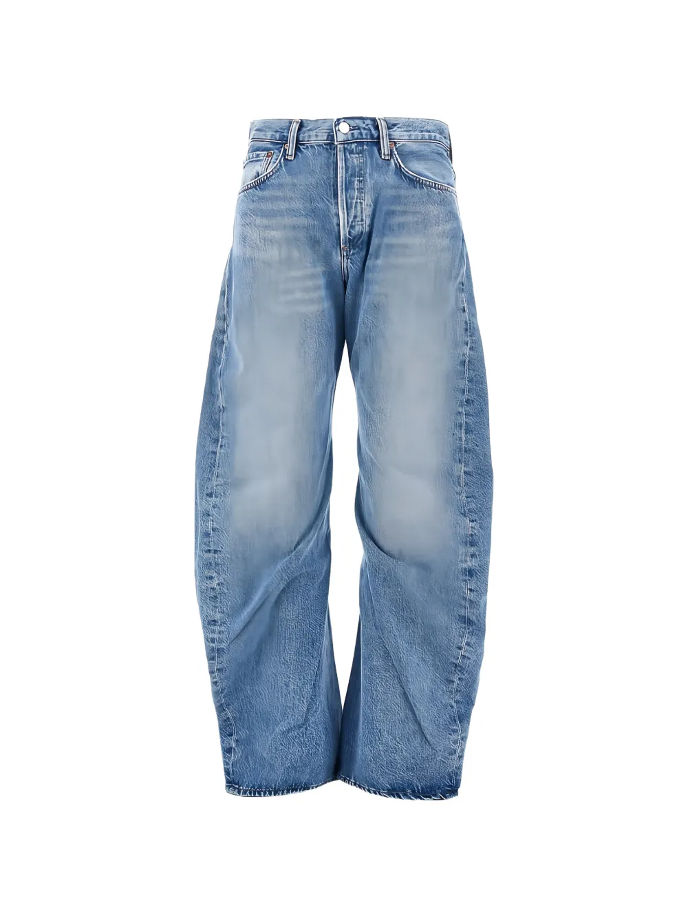 AGOLDE Spiral wide-leg jeans - Blu