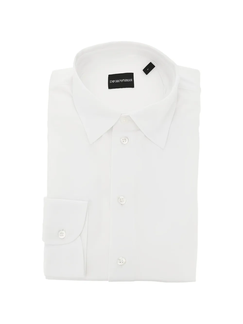 Emporio Armani spread-collar long-sleeve shirt