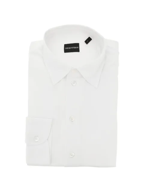 Emporio Armani spread-collar long-sleeve shirt