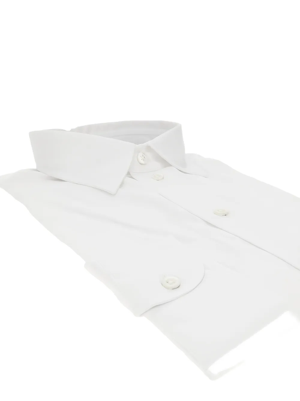 Emporio Armani Overhemd met gespreide kraag Wit