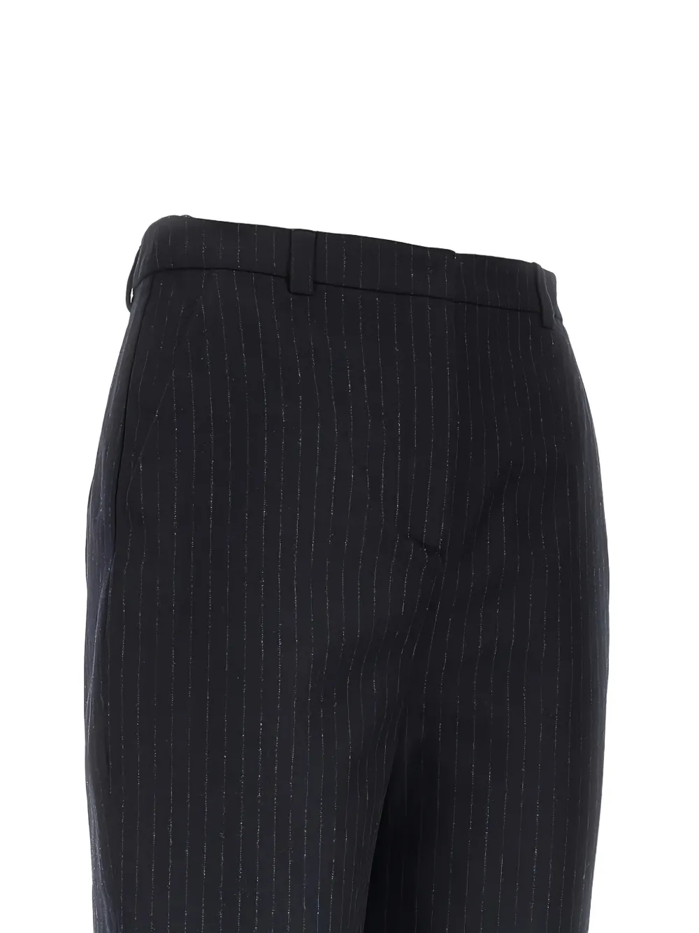 Emporio Armani pinstripe-pattern trousers Zwart