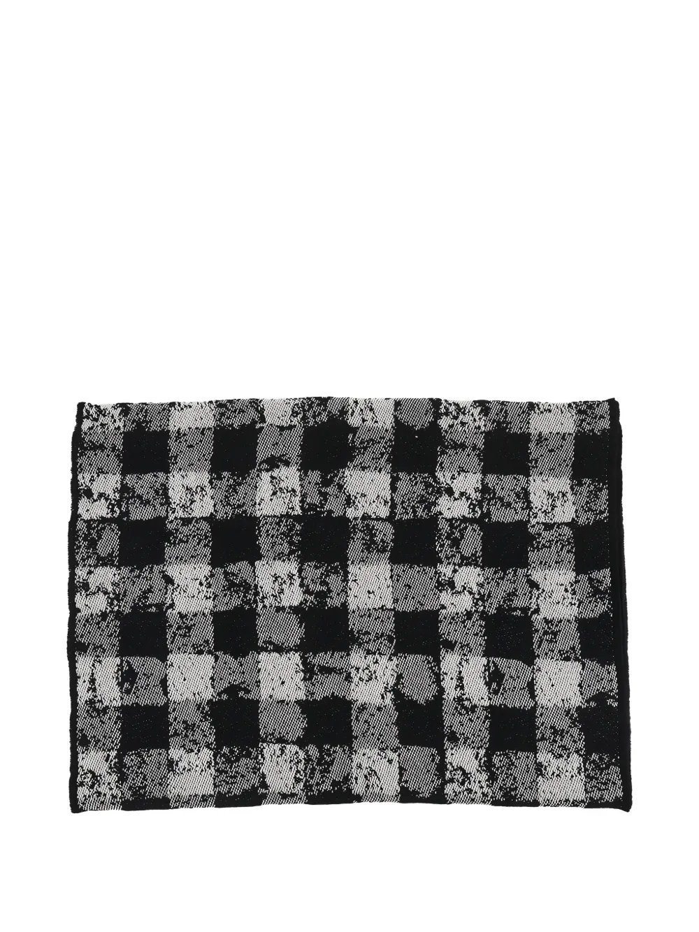 Emporio Armani Geruite sjaal Zwart