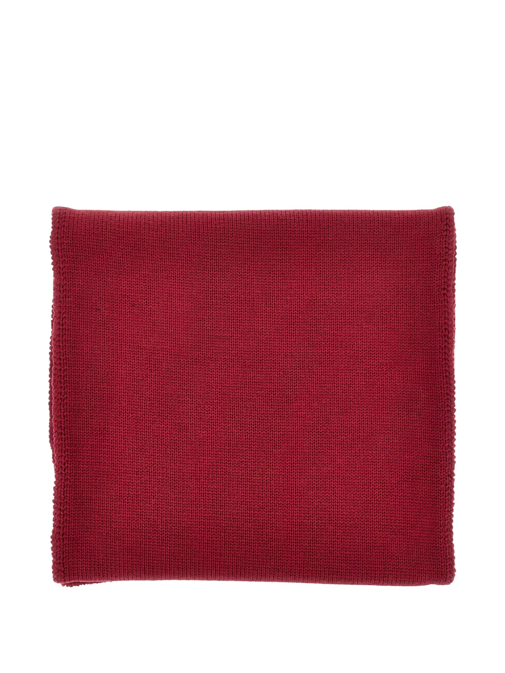Emporio Armani Sjaal met geborduurd logo Rood