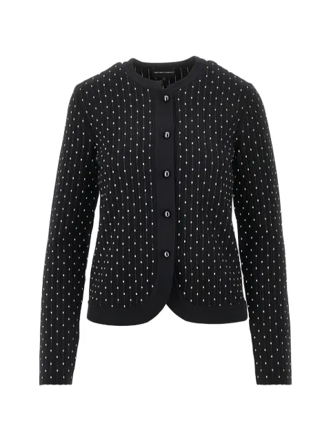 Emporio Armani button-up long-sleeve cardigan