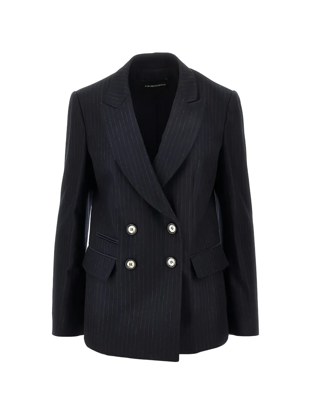 Emporio Armani pinstripe double-breasted blazer