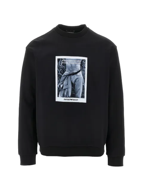 Emporio Armani Signature Capsule graphic-print sweatshirt