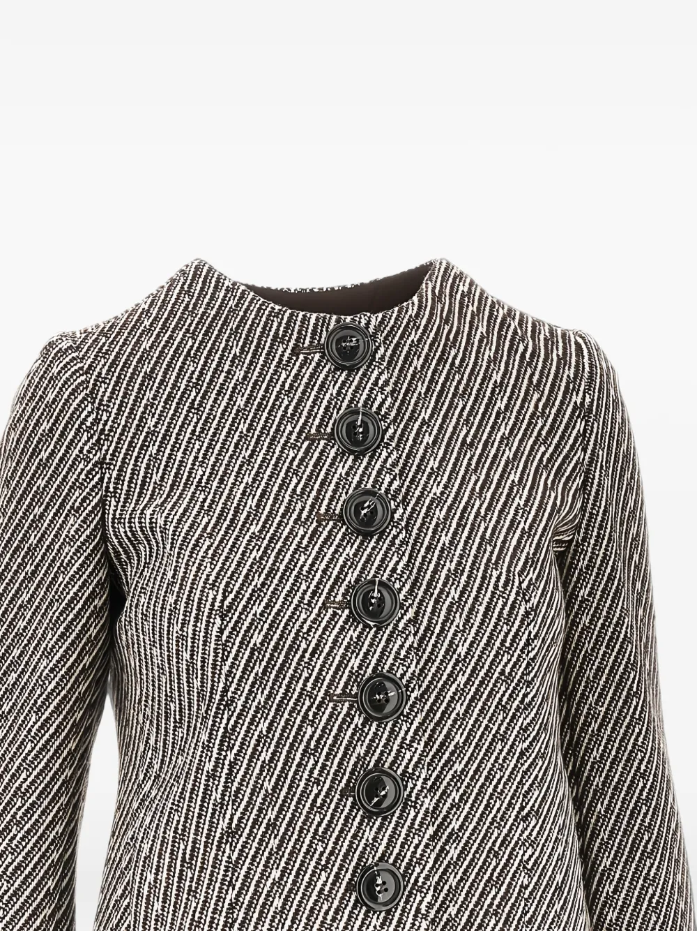 Emporio Armani Jack met diagonale streep en knopen Bruin
