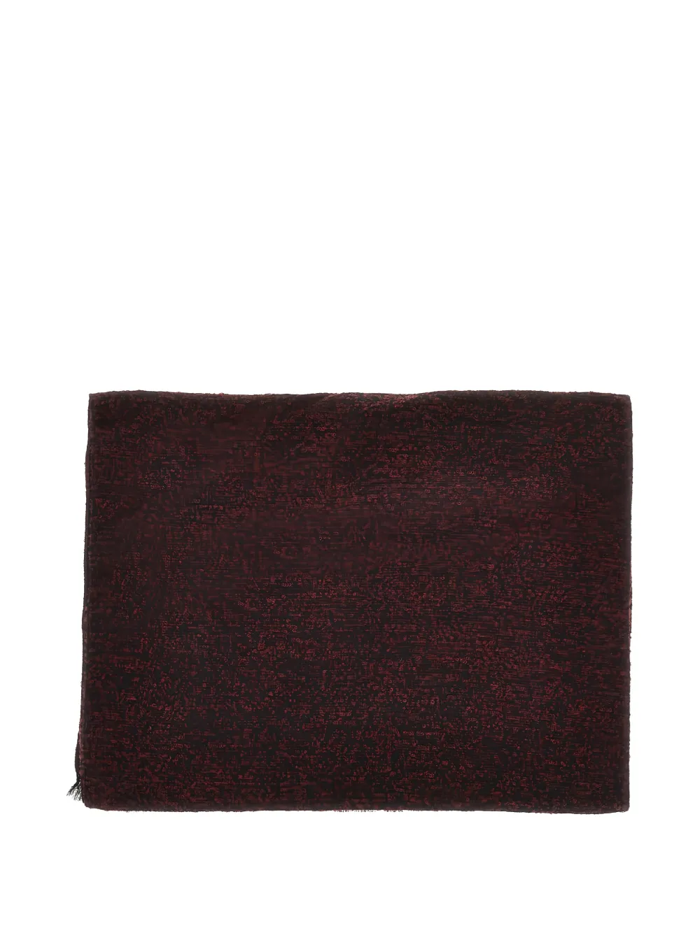 Emporio Armani Sjaal met logo jacquard Rood