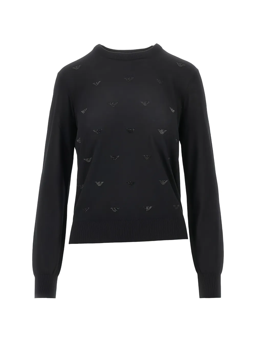 Emporio Armani crystal-embellished sweater