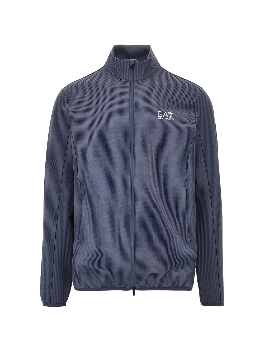 Ea7 Emporio Armani logo-print zip-up sweatshirt