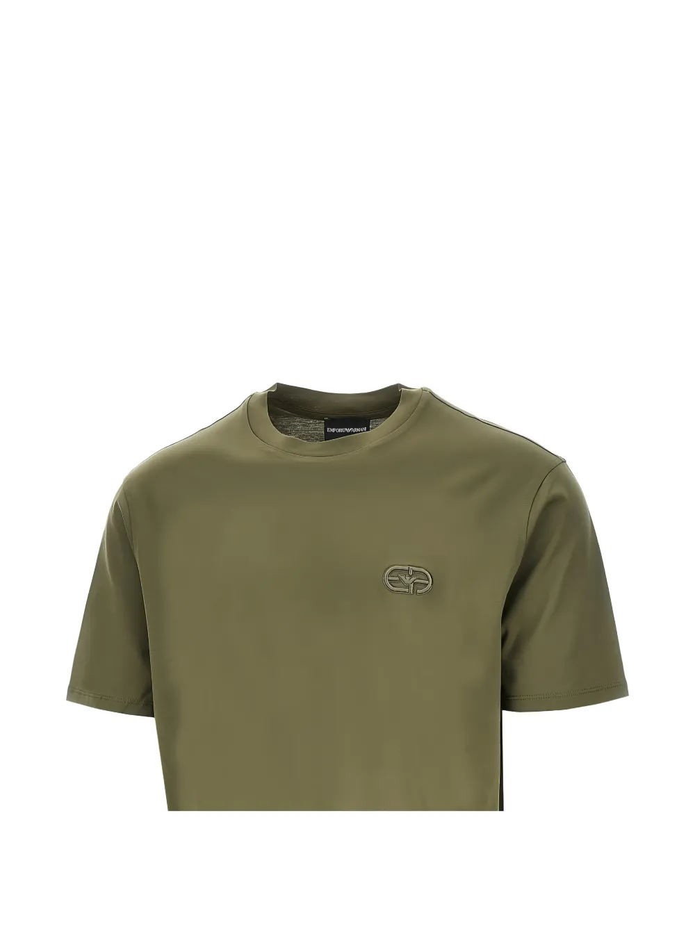 Emporio Armani T-shirt met logopatch Groen