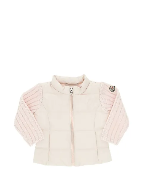 Moncler quilted panelled cardigan