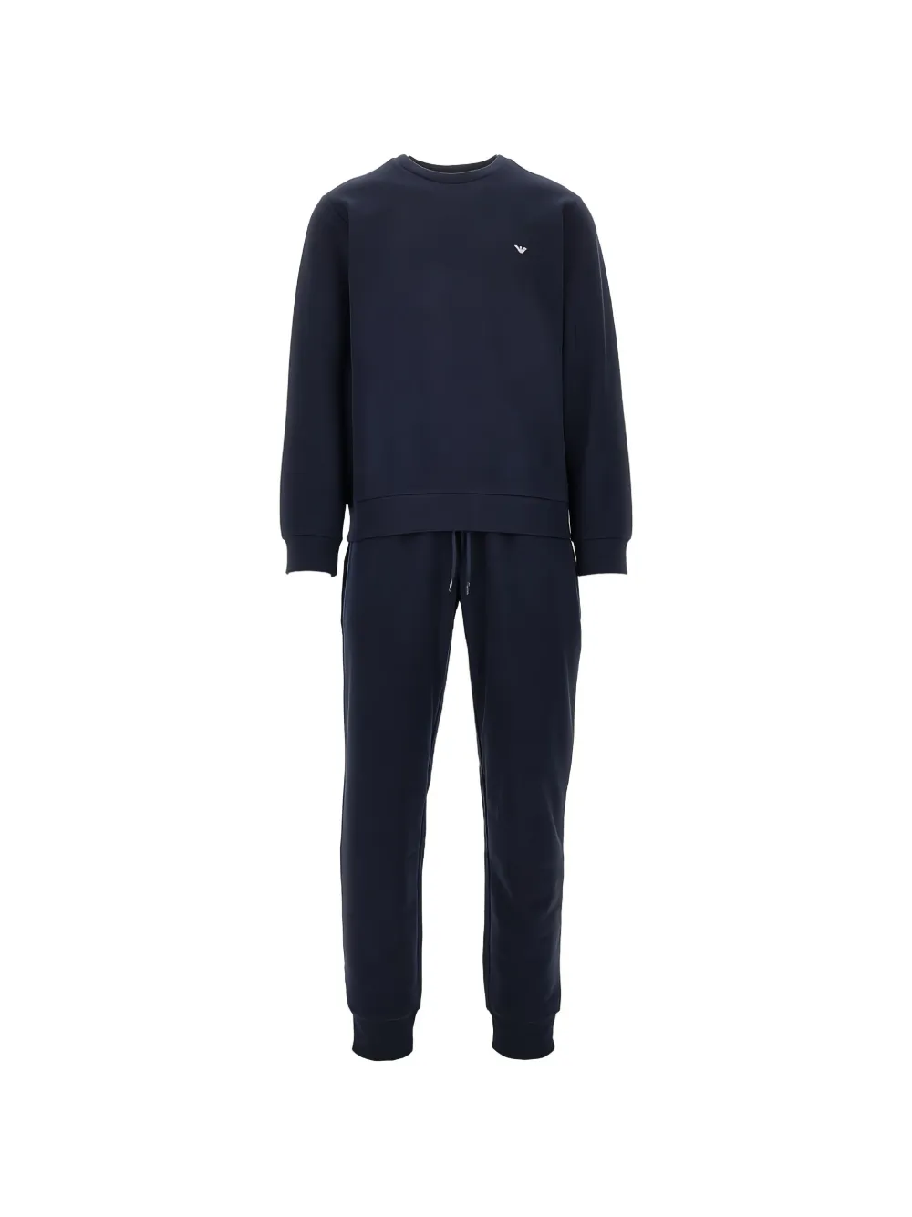 Ea7 Emporio Armani logo-print tracksuit - Blu