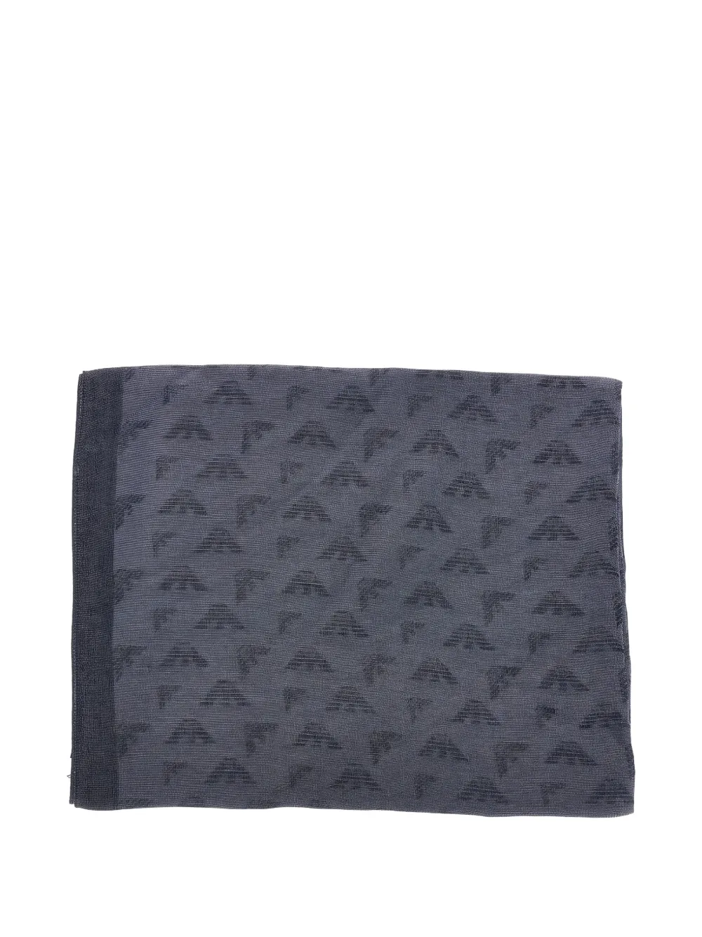 Emporio Armani Sjaal met jacquard Blauw