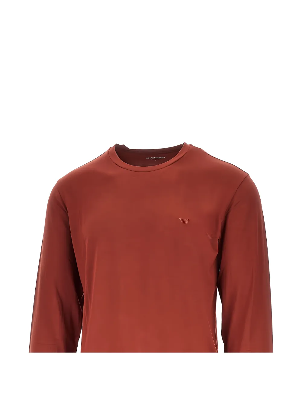 Ea7 Emporio Armani T-shirt met logoprint Rood