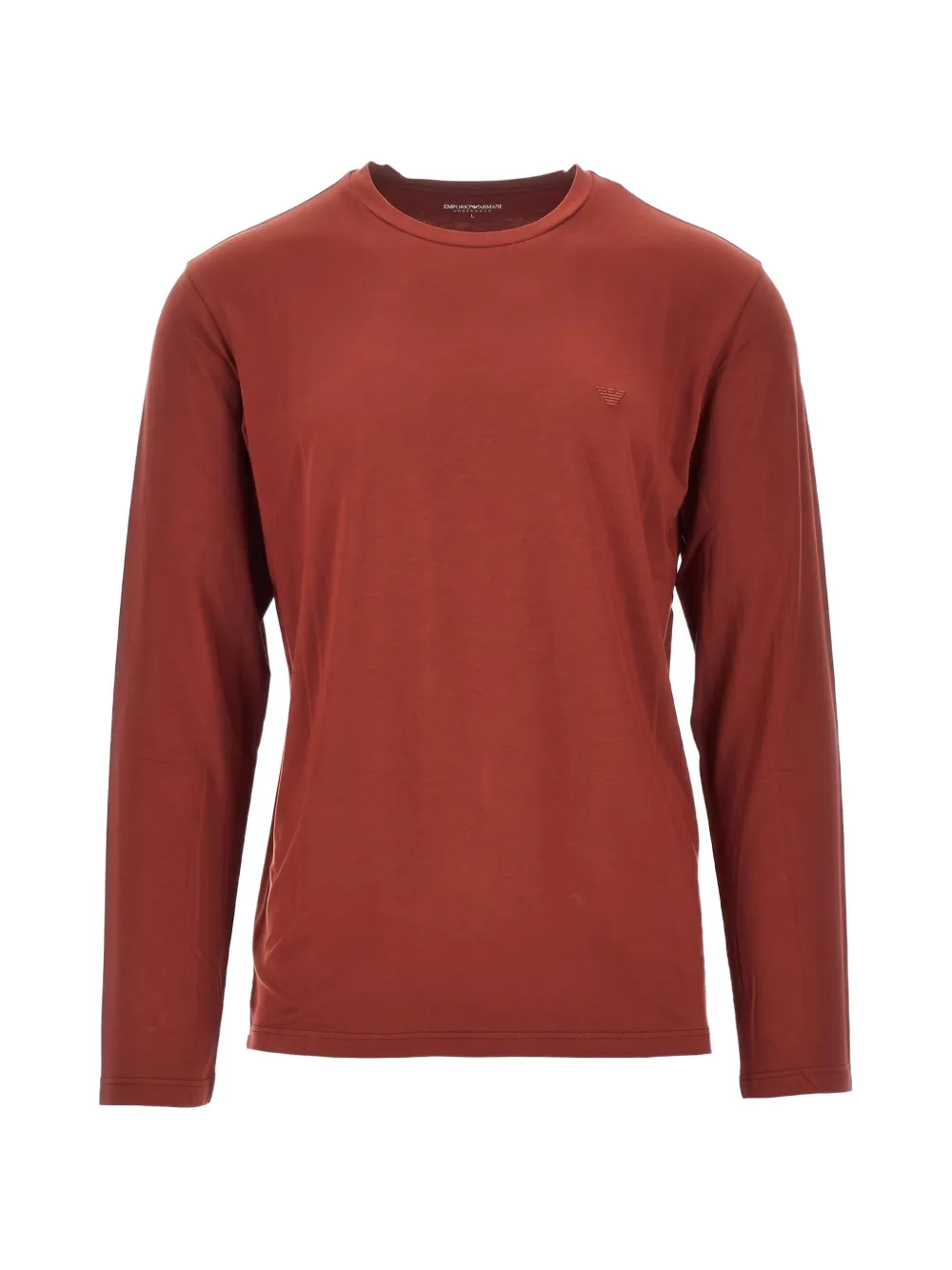 Ea7 Emporio Armani T-shirt met logoprint Rood
