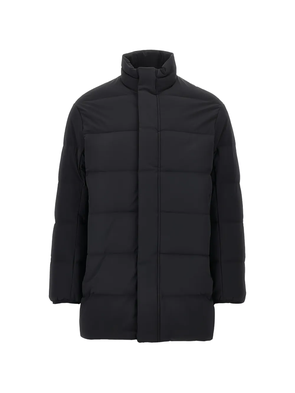 Emporio Armani quilted high-neck coat - Nero