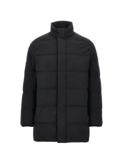 Emporio Armani quilted high-neck coat