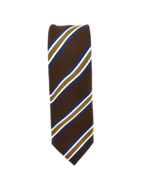 Emporio Armani striped silk tie