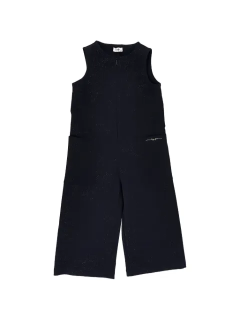 Il Gufo glitter-effect sleeveless jumpsuit