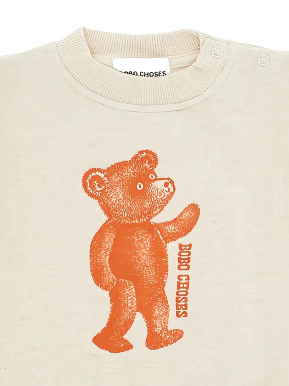Bobo Choses Softpaw Monster sweatshirt Beige