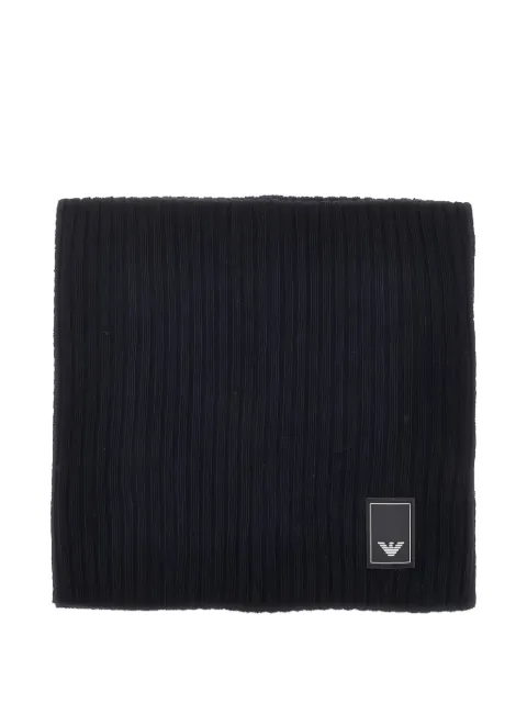 Emporio Armani ribbed-knit snood