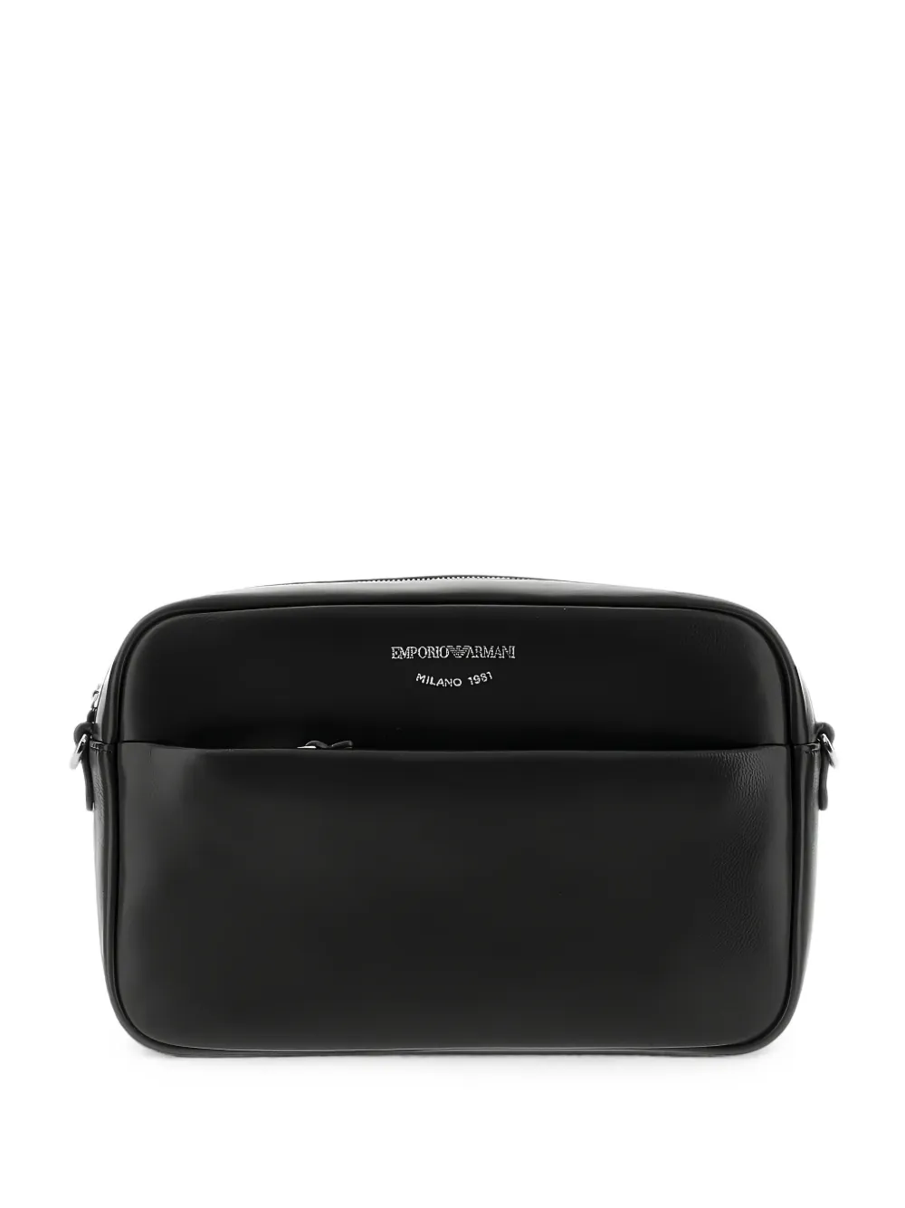Emporio Armani leather camera bag - Nero