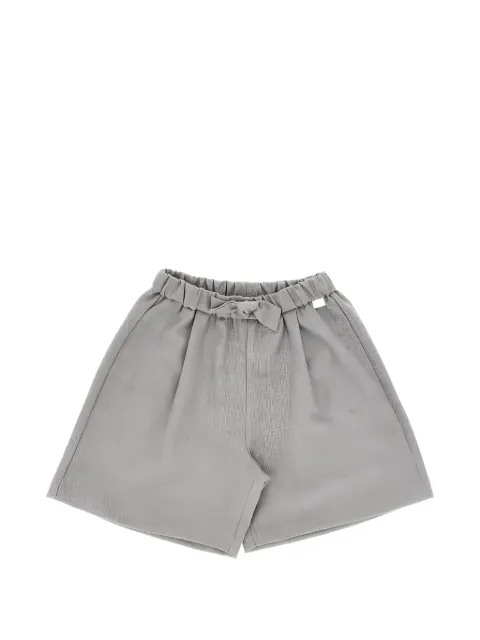 Il Gufo bow-detail shorts