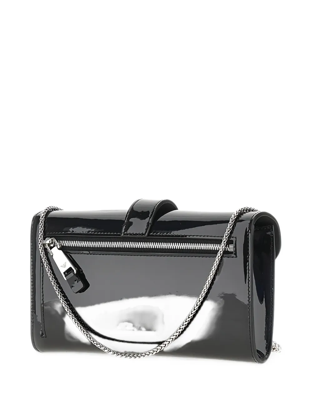 Emporio Armani Clutch met schakelketting Zwart