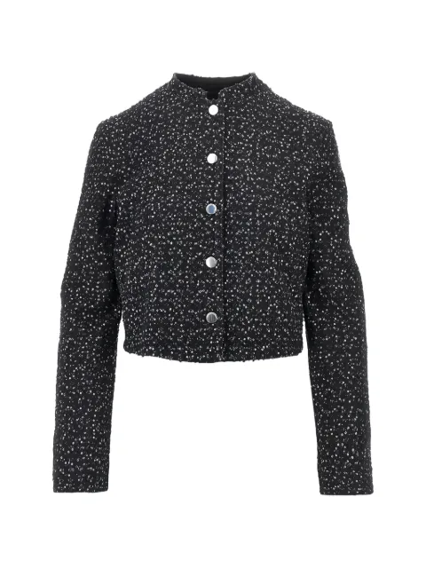 Emporio Armani sequin-embellished cropped jacket