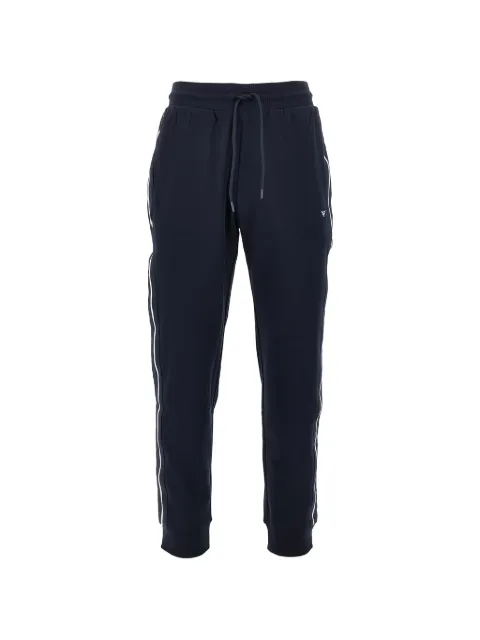 Ea7 Emporio Armani logo-patch side-stripe track pants