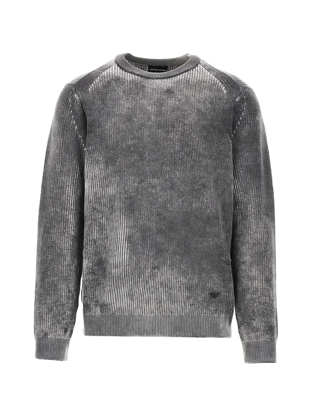 Emporio Armani ribbed-knit crew-neck sweater