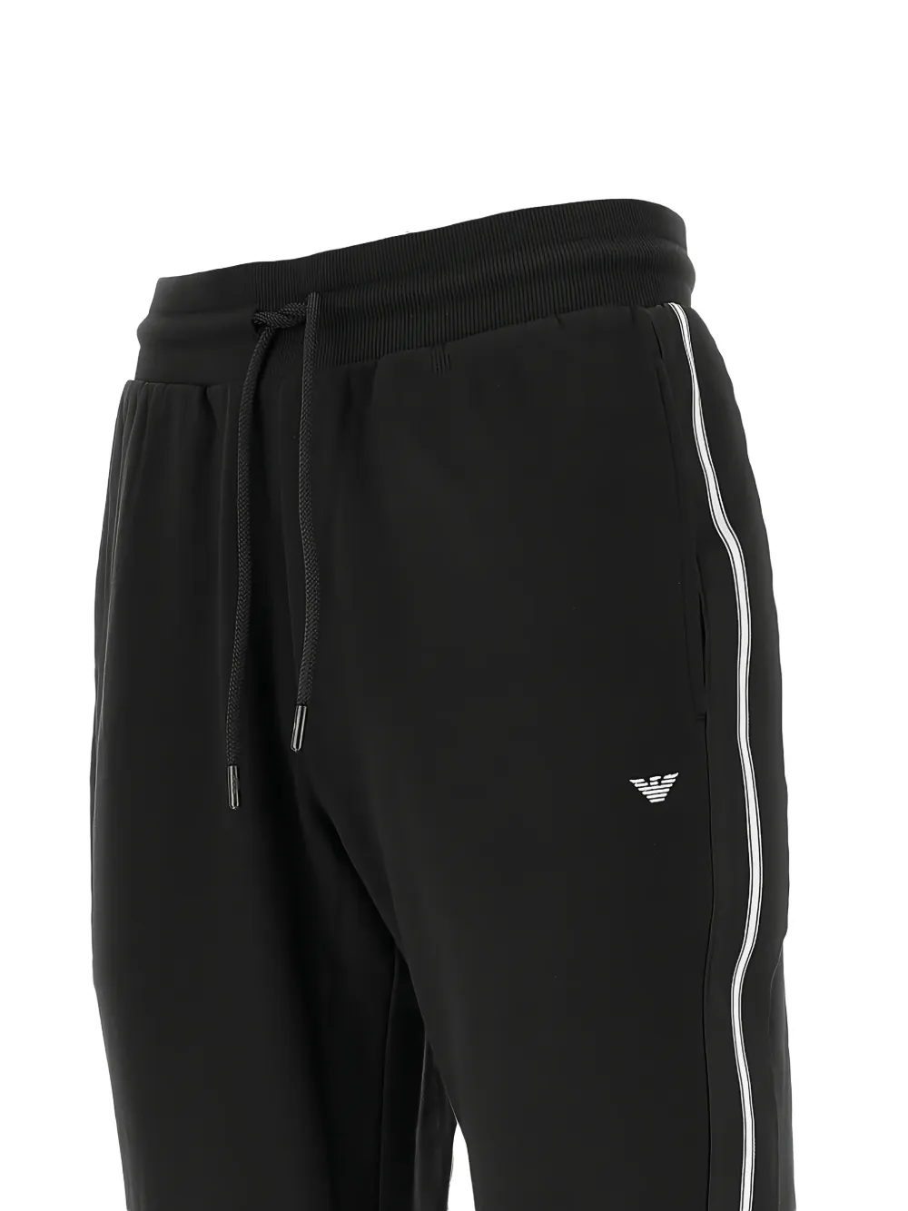 Emporio Armani Trainingsbroek met zijstreep Zwart