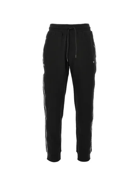 Ea7 Emporio Armani logo-print side-stripe track pants