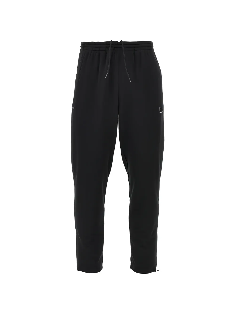 Ea7 Emporio Armani logo-print drawstring track pants - Nero