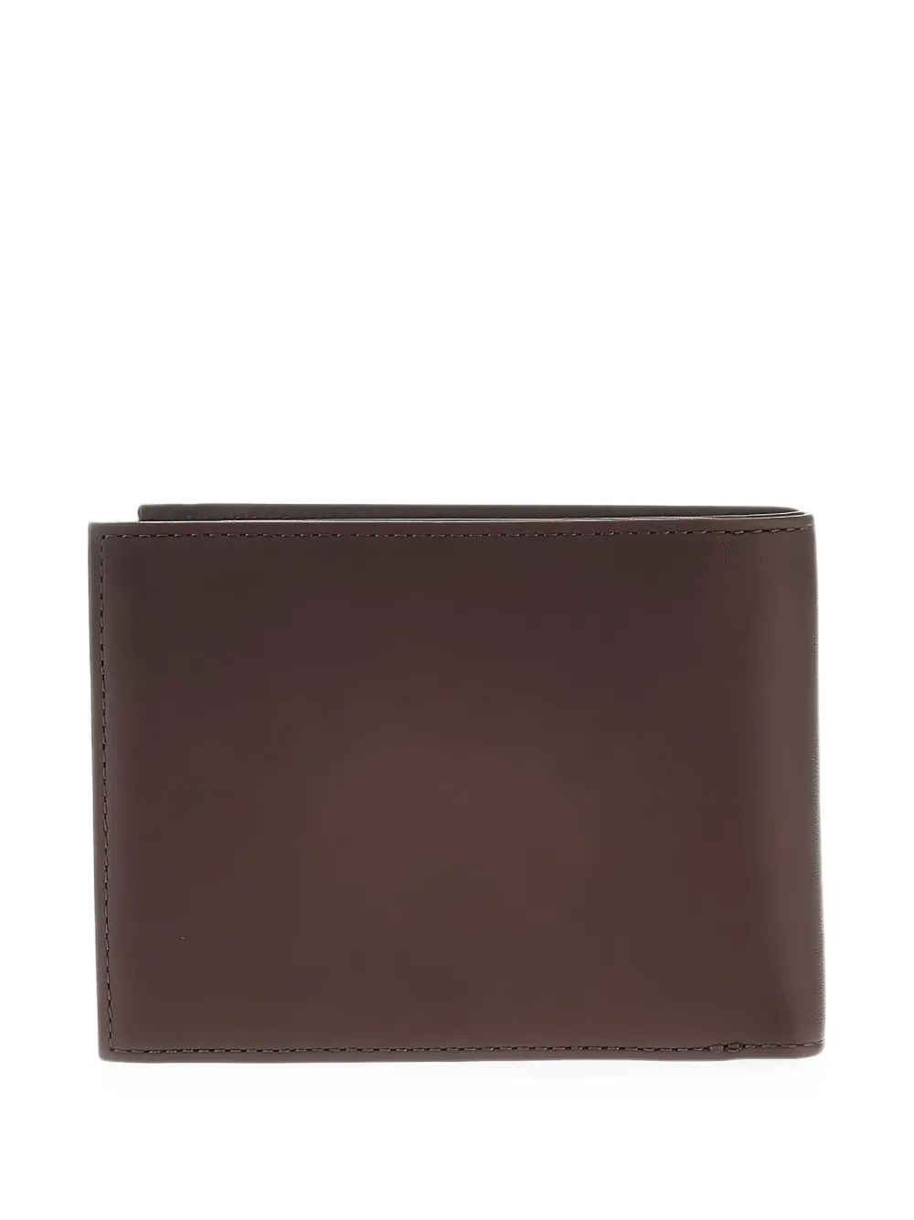 Emporio Armani logo-plaque bifold wallet Bruin
