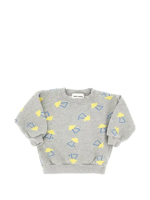 Bobo Choses Pixel Abduction graphic-print cotton sweater