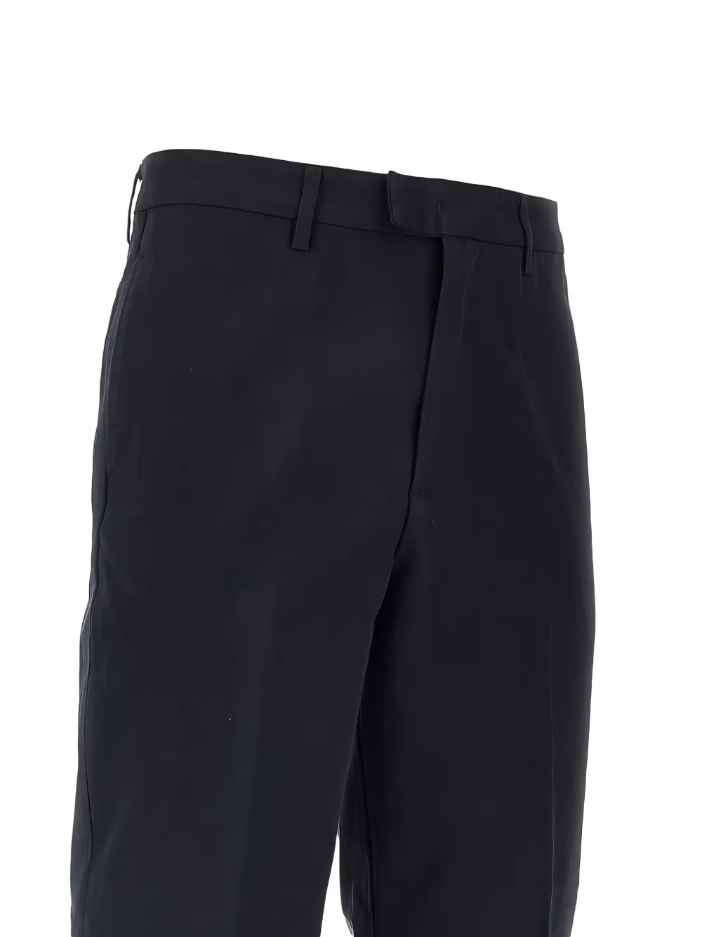 Emporio Armani Katoenen straight broek Blauw