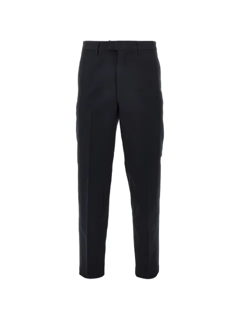 Emporio Armani straight-leg cotton trousers