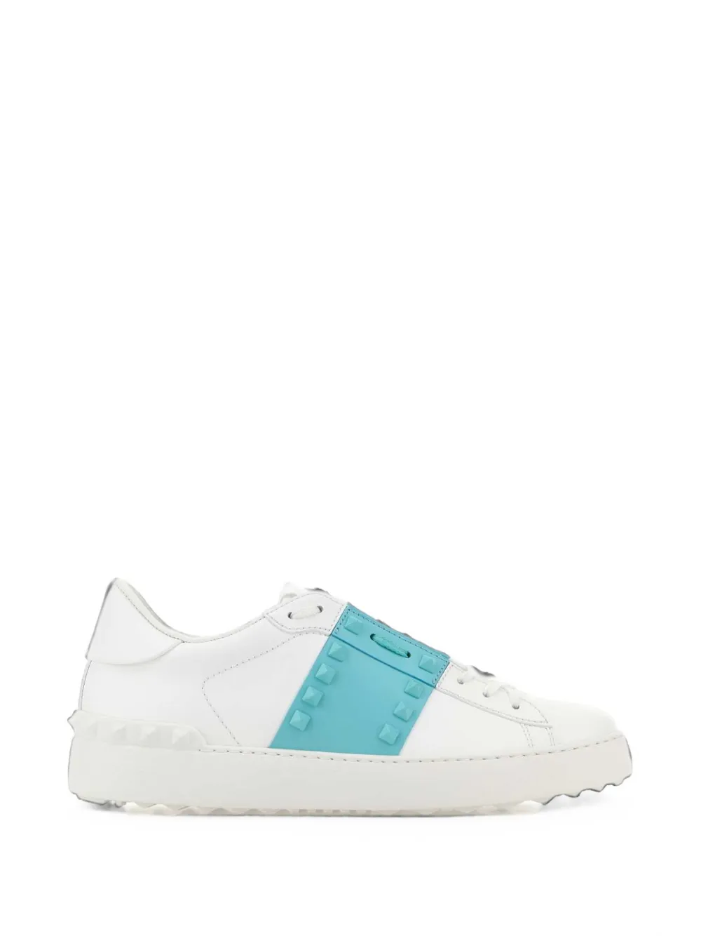 Valentino Garavani Rockstud untitled sneakers in calfskin leather with tonal studs