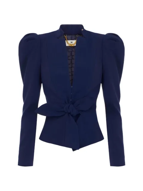 Elisabetta Franchi リボン ライトクレープジャケット