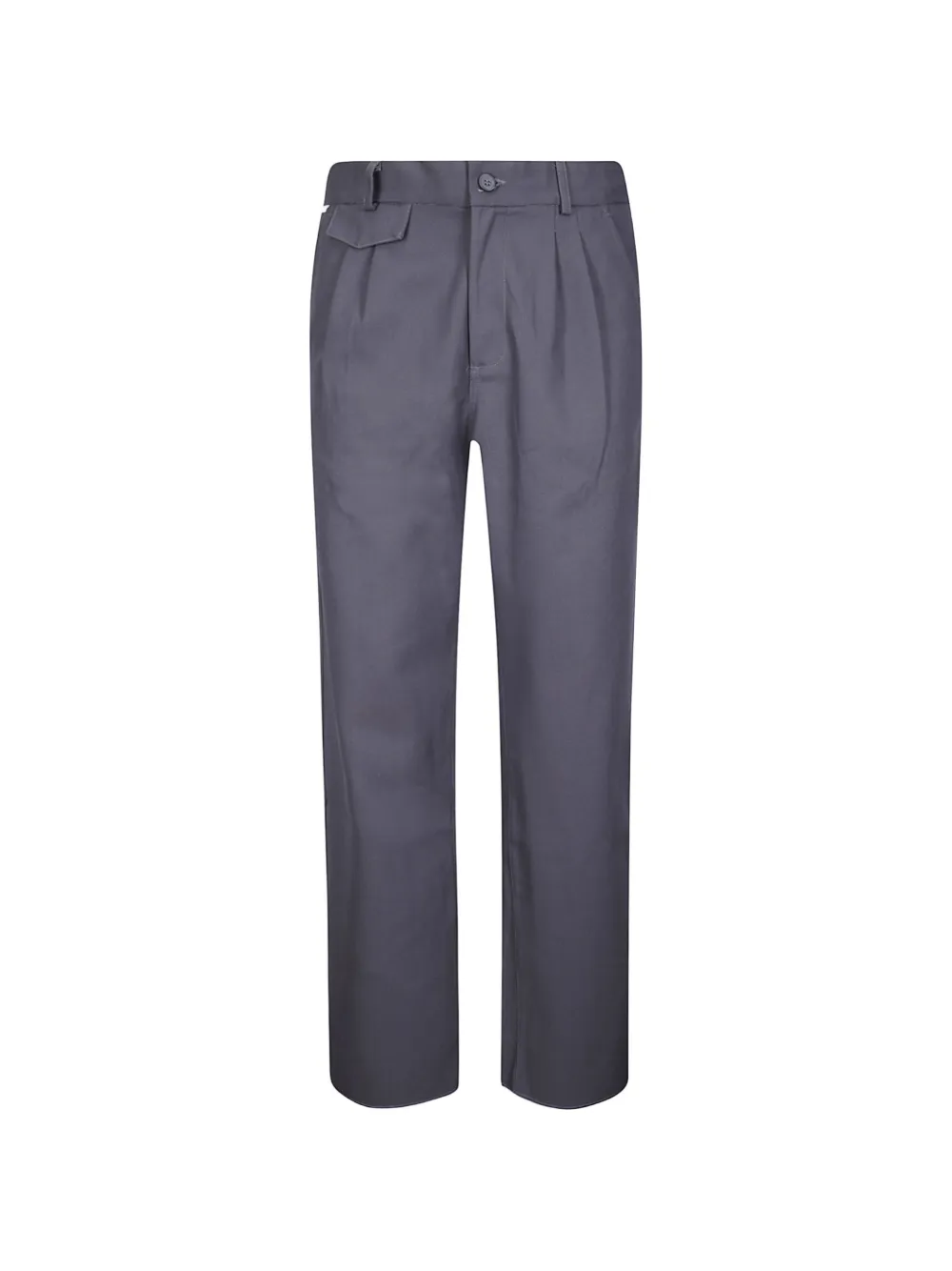 Gr10k Replicated 10005 Pleated Straight-leg Trousers In Blue