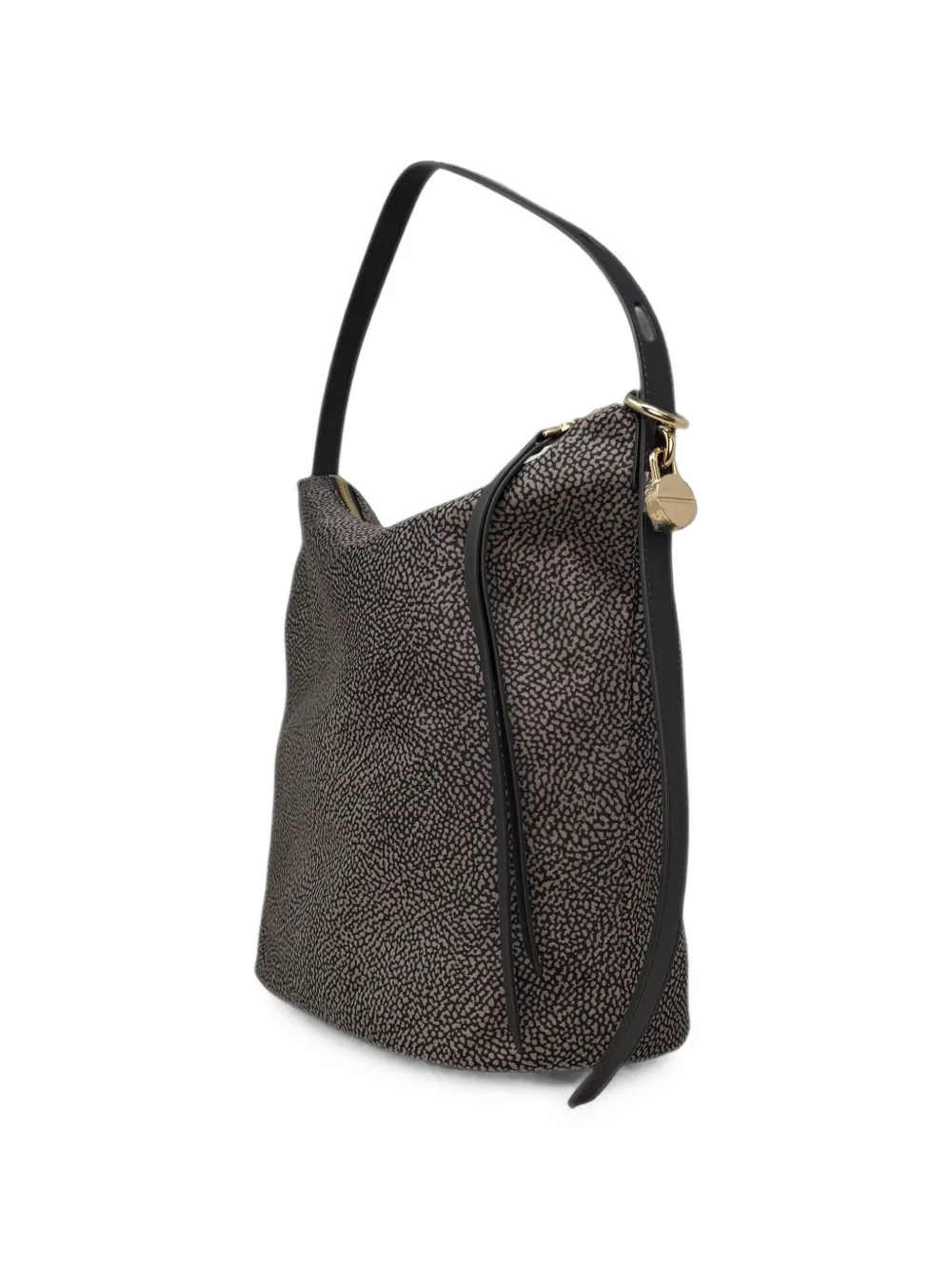 Borbonese medium Prive O.P. print bag Grijs