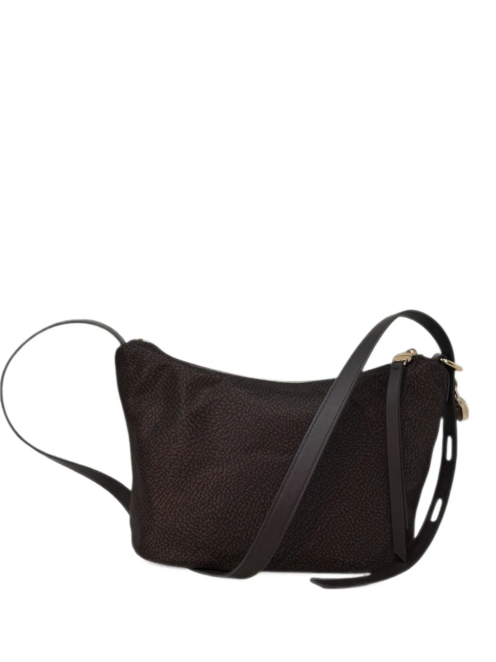 Borbonese opthytis-print shoulder bag - Marrone