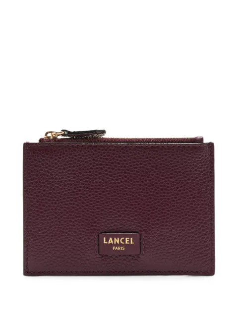 Lancel Ninon grained leather cardholder