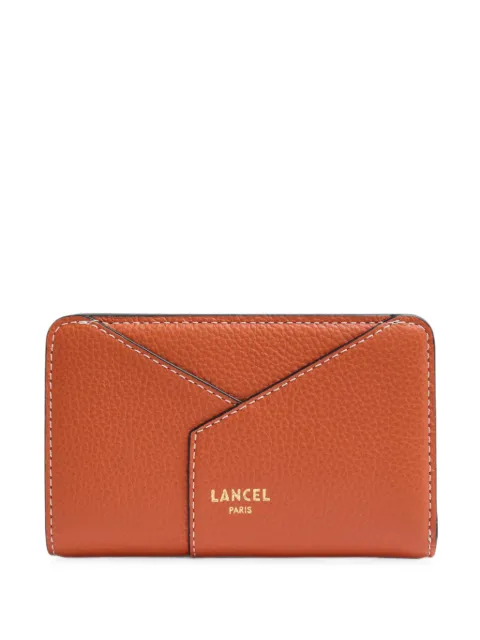 Lancel grained leather wallet