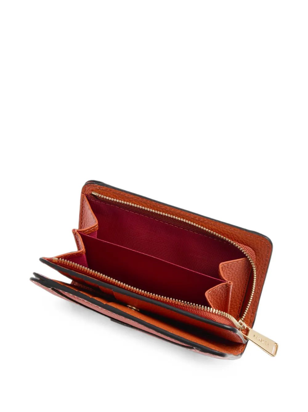Lancel Leren portemonnee Oranje